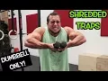 Intense Tabata Dumbbell Trap Workout HIIT