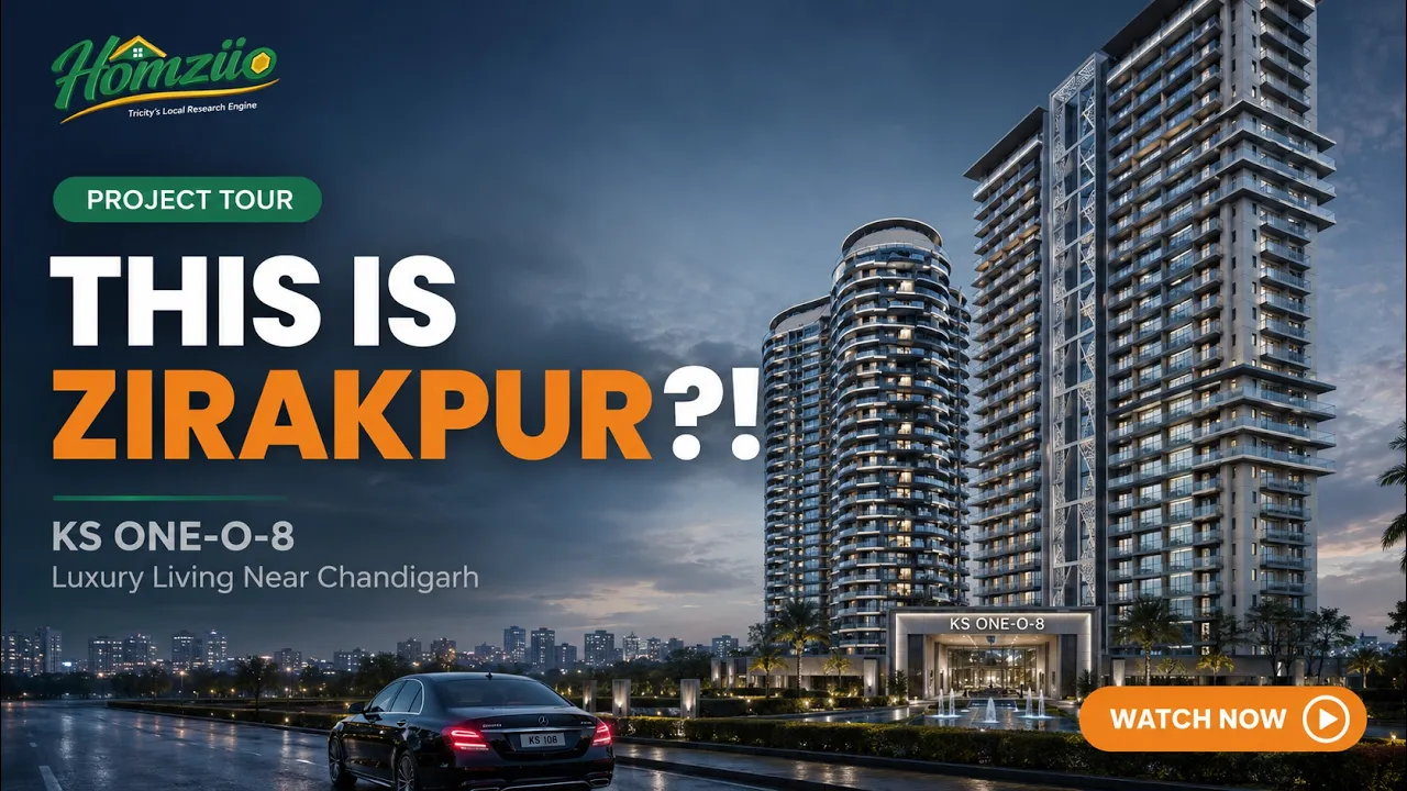 KS 108 Zirakpur - Luxury 3 & 4+1 BHK Apartments on PR7 Airport Road