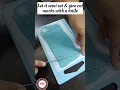 How to make snow castle for snow theme cake