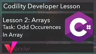 C Tutorial - Solving the Odd Occurrences in Arrays Codility Developer Lesson using C