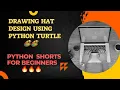 Drawing ninja hat using python turtle