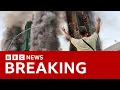 Lagu At least four killed as fire engulfs Hong Kong apartment blocks | BBC News