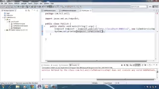 Java Webservice Example using eclipse mp4