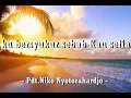 Download Lagu Ku bersyukur sebab Kau setia /  I thank you because you are faithful ,- Pdt.Niko Nyotorahardjo -