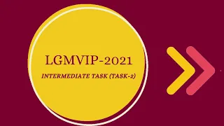 LGMVIP 2021 task 2-Create a web application using create-react-app