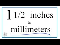 Convert 1 Inches to Millimeters