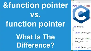 function vs function Pointers C Programming Tutorial