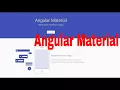 Part 6 Add Angular Material to Angular 5 Project And Create a Nav Bar