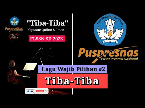 Download MP3 FLS2N 2023 - Karaoke TIBA-TIBA Instrumen Lagu wajib Pilihan 2 - Mas Guru