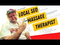 Local SEO Audit Massage Therapist SEO Local SEO 2021