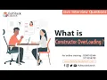 What is Constructor Overloading Java Interview Questions Fullstack Edutech
