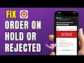 Fix Target Order Review On Hold or Rejected Status 2026