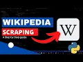 How to Make a Wikipedia Client in python Wikipedia API tutorial