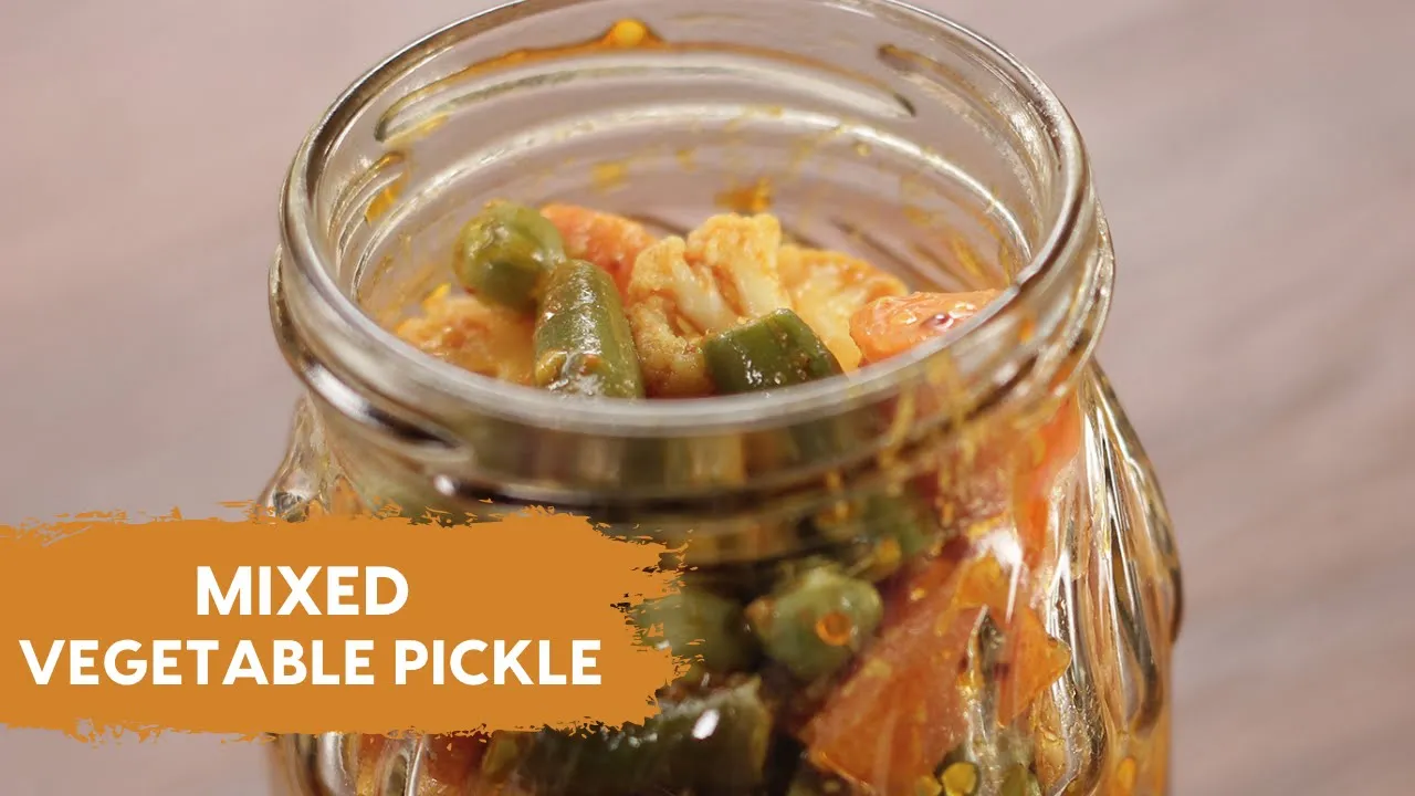 Mixed Vegetable Pickle            Pickle Recipe   Sanjeev Kapoor Khazana