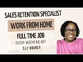 ADT Hiring Full Time Sales Retention Specialist No Weekends Work From Home Jobs Remote Jobs