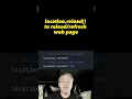 web page with JavaScript