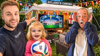 We Surprised My DAD With a World Cup Garden Make Over!