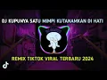 Lagu DJ KUPUNYA SATU MIMPI KUTANAMKAN DI HATI  REMIX TIKTOK VIRAL TERBARU 2024