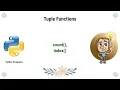 Python Programming - Tuple methods in Python count index