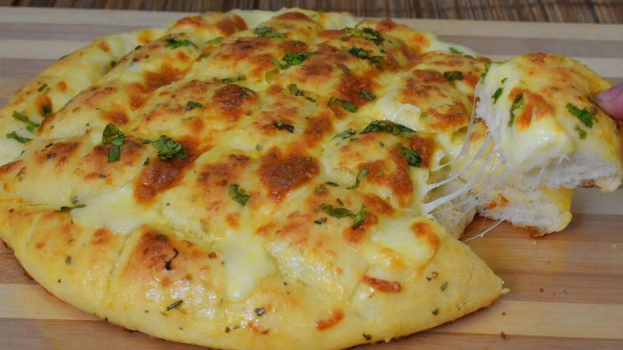 No Oven Garlic Bread Recipe   garlic bread recipe   cheesy garlic bread recipe   garlic cheese bread
