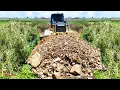 Lagu Exquisite Starting A Project! This Large courtyard​​ Was Deleting Is Long Mak Road With 25T \u0026 Dozer