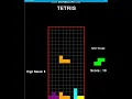 Tetris Game Pygame Python