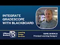 Integrate Gradescope with Blackboard