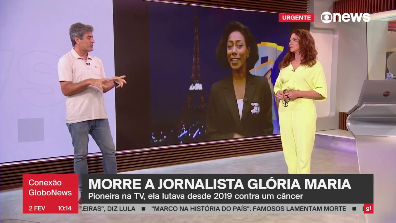 Repórter cinematográfico que trabalhou com Glória Maria conta histórias dos bastidores I g1