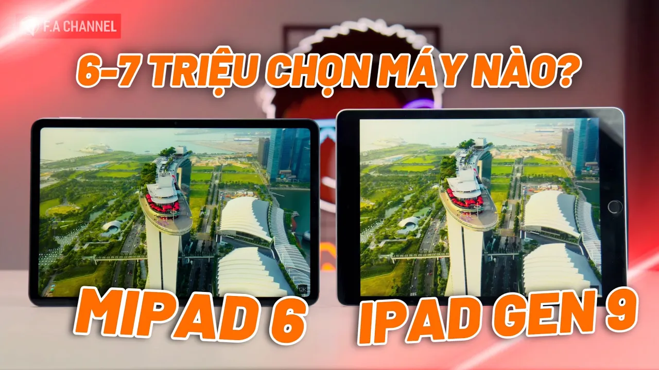 Outline Video SO SÁNH IPAD GEN 9 VS MIPAD 6 - KẾT QUẢ QUÁ RÕ RÀNG, CẦN CHƠI GAME HIỆU NĂNG CHỌN MÁY NÀY!