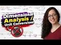 MCAT Conversions Dimensional Analysis Without a Calculator LIVE RECORDING