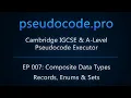 EP007 Composite Data Types - Records Enums Sets