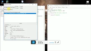 Debugging of python program in Python IDLE