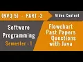 Flowchart Past paper Question with answer in Tamil NVQ Level 5 ICT PART - 3