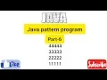 Java pattern program part 6 Easy Learning Genius