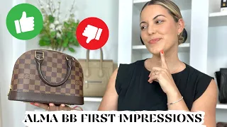 LOUIS VUITTON ALMA BB pros cons plus sharing my relationship with her