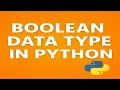 Boolean data type in python bool data type in python python data type python for beginners