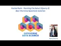 HackerRank - Revising the Select Query 2 Sql Interview Question Solution
