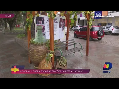 Memorial lembra todas as edições da Festa do Vinho em Urussanga