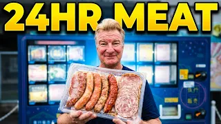 Meats VENDING MACHINE & No Staff Food Room ~ Eric Meal Time #1131