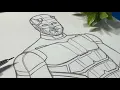 Draw DAREDEVIL From Daredevil Born Again From a CIRCLE Easy Step-By-Step Tutorial