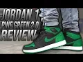 WATCH BEFORE YOU BUY JORDAN 1 BLACK PINE GREEN 2 0 REVIEW AND ON FOOT IN 4K