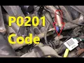 Causes and Fixes P0201 Code Injector Cylinder 1