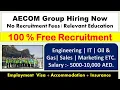 AECOM Group Jobs In Dubai Abu Dhabi and Sharjah - UAE 2022