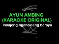 AYUN AMBING (KARAOKE ORIGINAL)