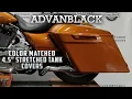 Install Advanblack 14 to 20 Stretched Saddlebags Adjust Exhaust