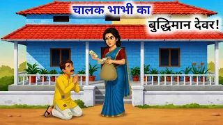 चालक भाभी का बुद्धिमान देवर! | Animation Video | Hindi kahani #hindikahaniya #moralstory #cartoon
