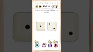 What A Terrible Dice Roll Help Me Please Brain Test Level 27 Shake Phone To Roll The Dice 
