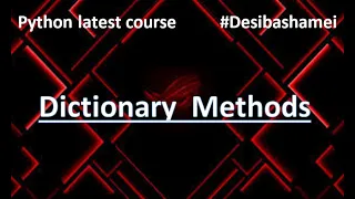 Dictionary Its Functions Explained Python Tutorials For Absolute Beginners In Hindi