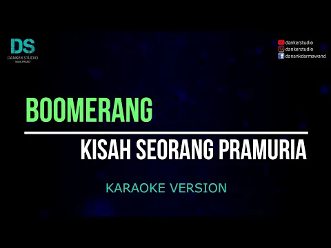 Download MP3 Boomerang - kisah seorang pramuria (karaoke version) tanpa vokal