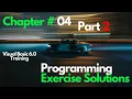 VB Chapter 04 Part 2 Programming Exercise Solutions